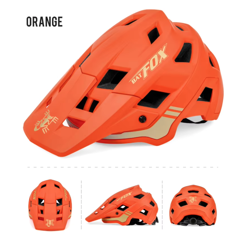 Ľahká ochranná prilba BATFOX pre dospelých s technológiou In-Mold dostupná v žiarivých farbách