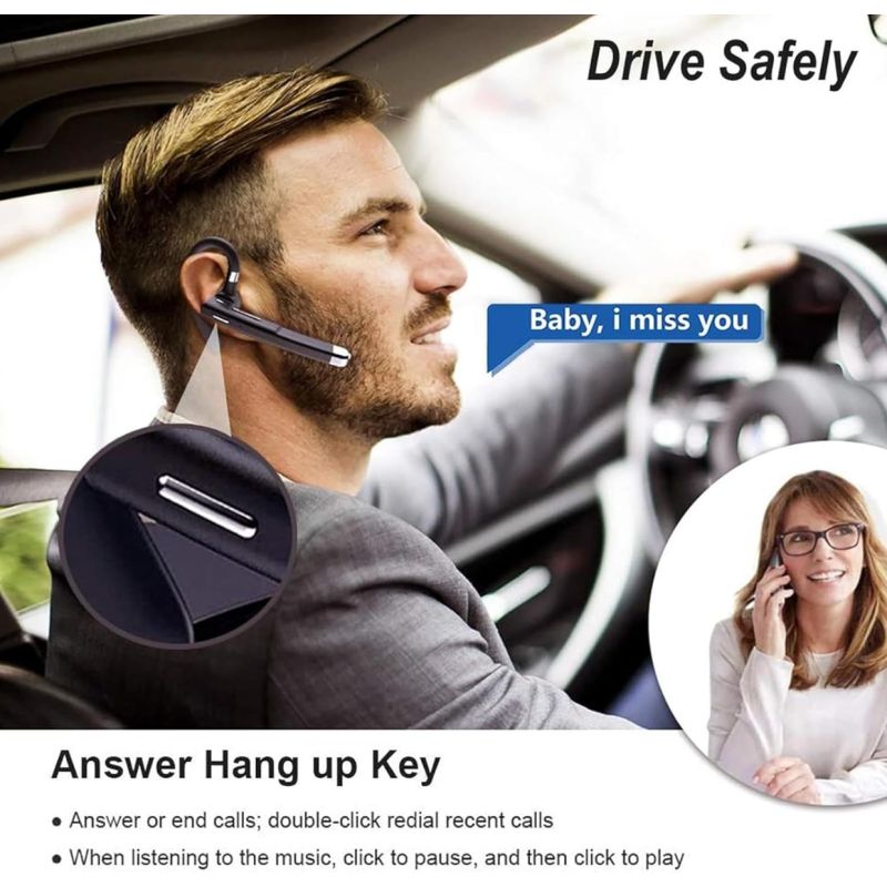 Bezdrôtové Športové Bluetooth 5.3 slúchadlá s mikrofónom, ENC potlačenie hluku, handsfree pre aktívny život