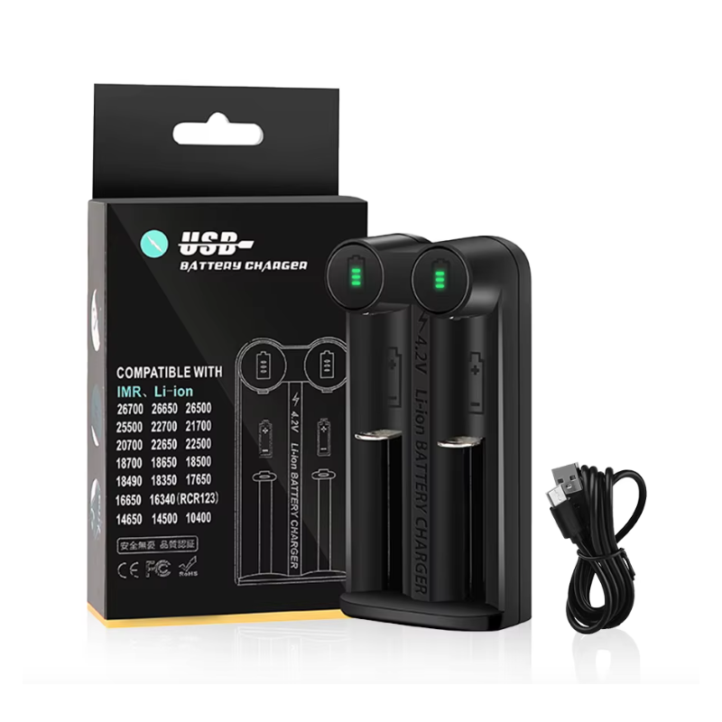 Nabíjačka batérií 21700 podporuje 18650 CR123A s inteligentnou MCU technológiou a bezpečnostnými funkciami