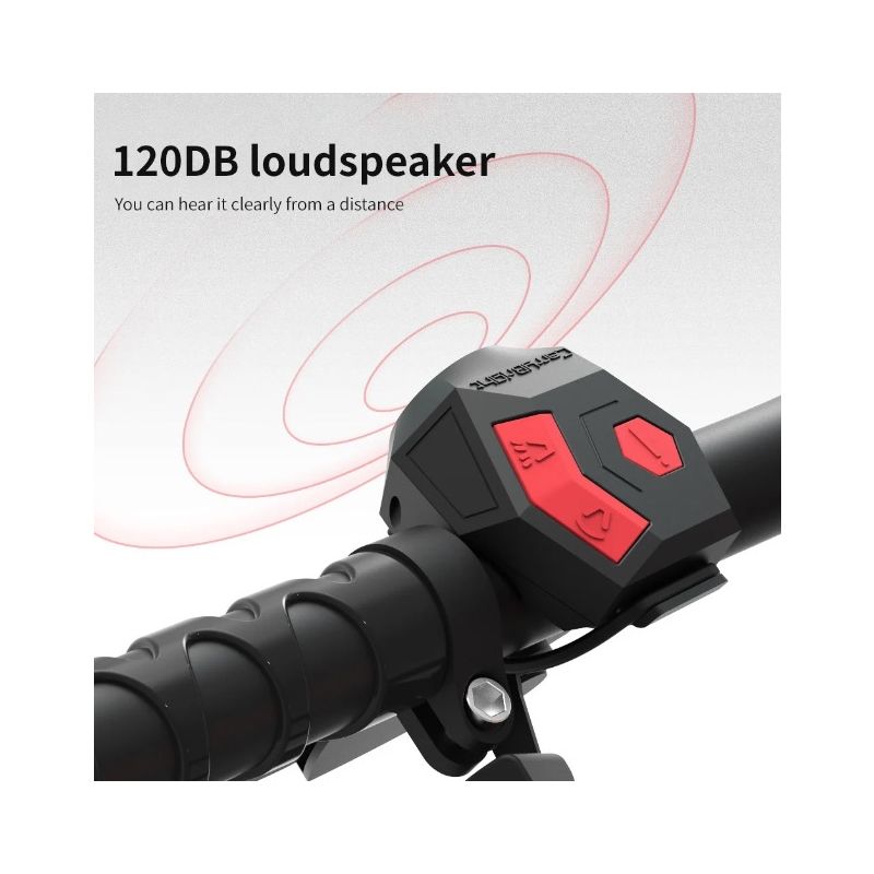 Objavte CarryBright CBH3 USB nabíjateľný bicykel 120dB elektrický zvonček pre bezpečné mestské či horské cyklovýlety