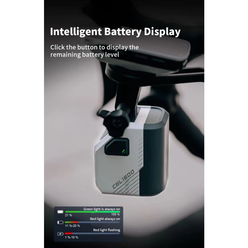 Magicshine CBL1600 Predné svetlo na bicykel 1600 lúmenov Cyklistická bezpečnosť pre nočnú viditeľnosť