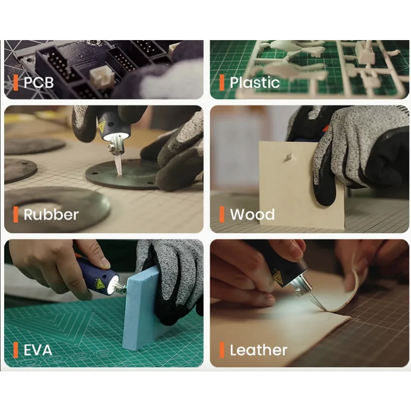 Chawke 65W Ultrazvukový Rezač - Presné Rezanie pre 3D tlač, Textilný Priemysel, DIY, s Nôžom z Karbónovej Ocele