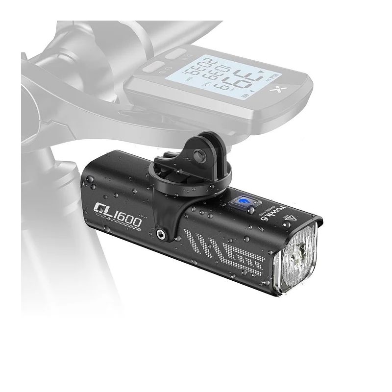 TOWILD CL1600 LED svetlo na bicykel 1600 lumenov USB dobíjanie bezpečná jazda s IPX6 vodotesnosťou