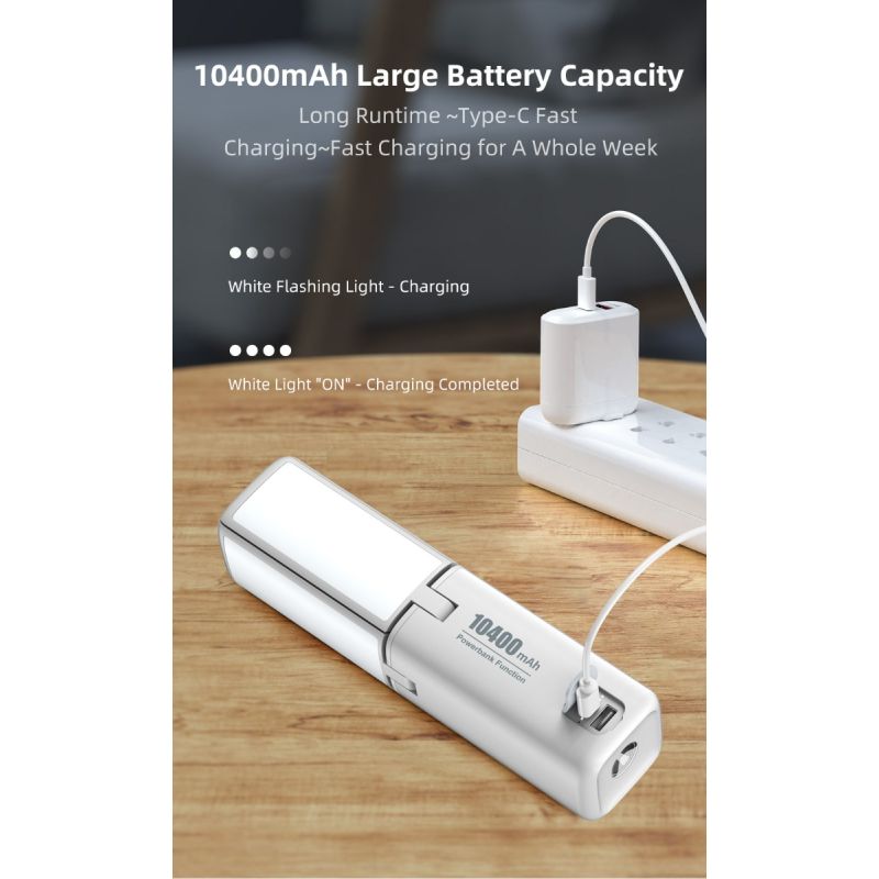 Klarus CL2 kempingová lampa 750 lúmenov s nastaviteľným uhlom starostlivosť o oči 7 osvetľovacích režimov