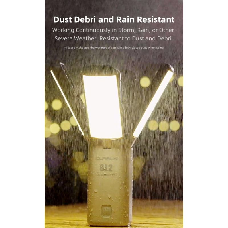 Klarus CL2 kempingová lampa 750 lúmenov s nastaviteľným uhlom starostlivosť o oči 7 osvetľovacích režimov