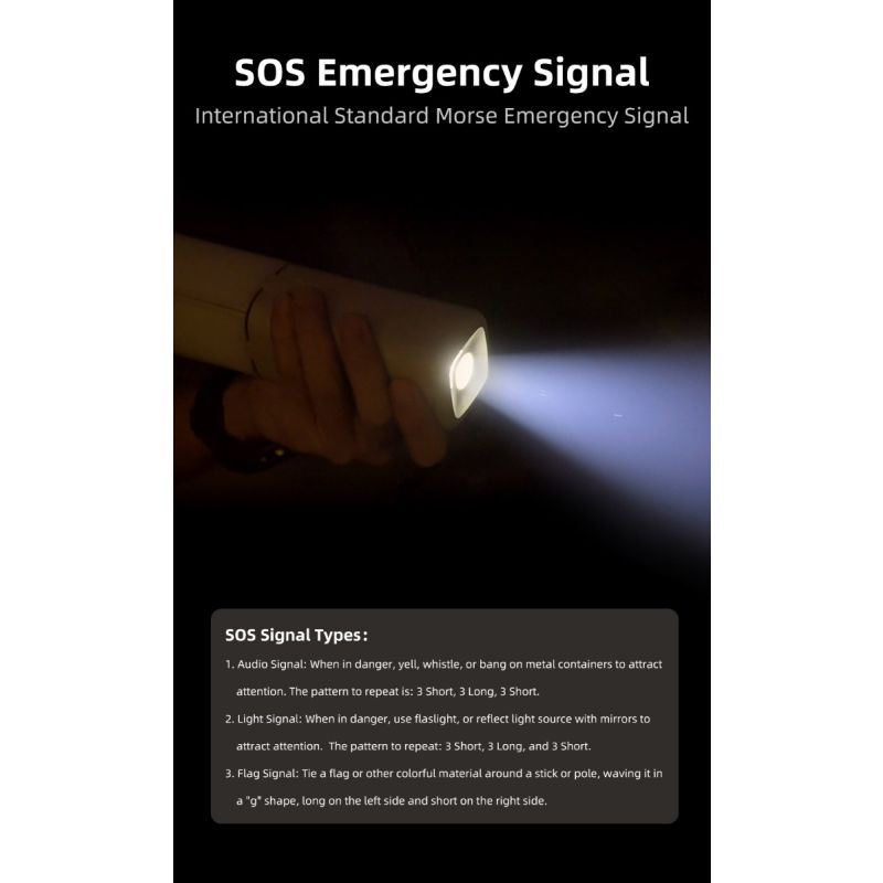 Klarus CL2 kempingová lampa 750 lúmenov s nastaviteľným uhlom starostlivosť o oči 7 osvetľovacích režimov