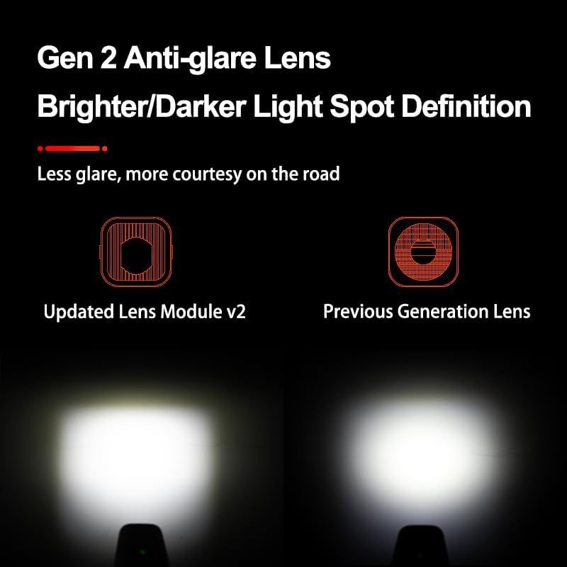 TOWILD CL2000 Super Jasné Cyklosvetlo 2000LM, Vodotesné LED pre Bezpečné Nočné Jazdenie MTB/Cesta