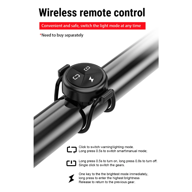 Objavte TOWILD CL600 LED svetlo na bicykel s USB dobíjateľnou batériou 2000mAh a vodotesným dizajnom