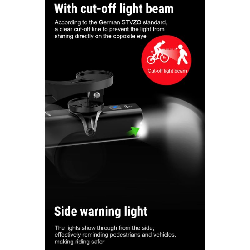 Objavte TOWILD CL600 LED svetlo na bicykel s USB dobíjateľnou batériou 2000mAh a vodotesným dizajnom