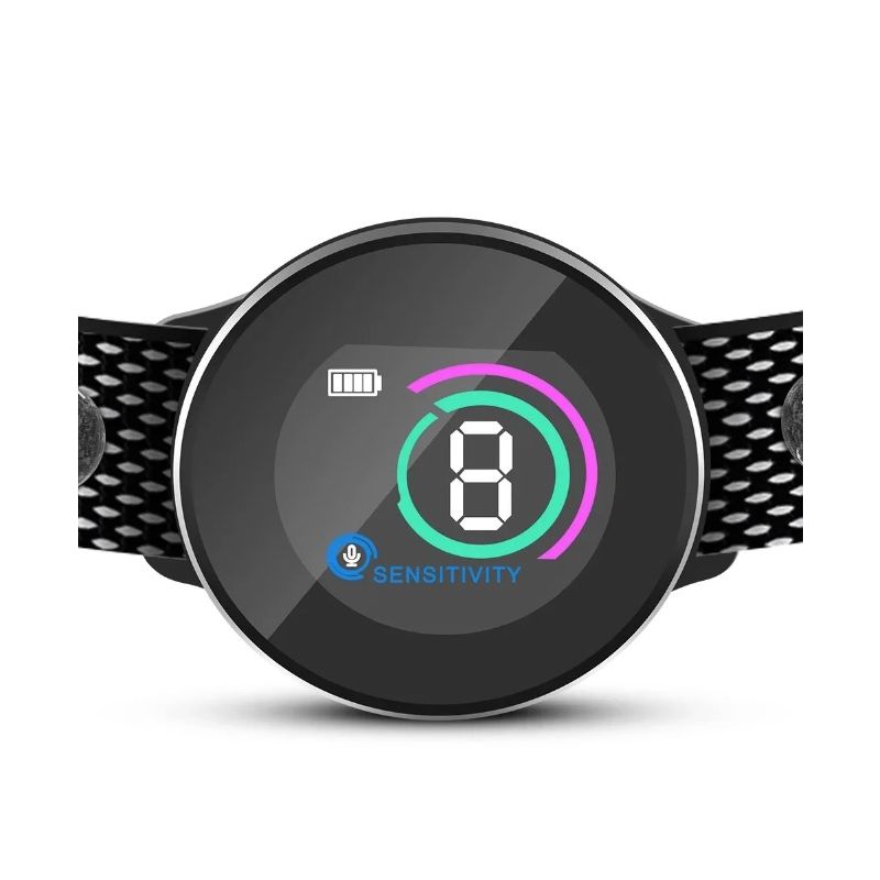 Inteligentný dobíjací obojok pre psy s algoritmom a PowerMax technológiou riešenie pre tiché prostredie