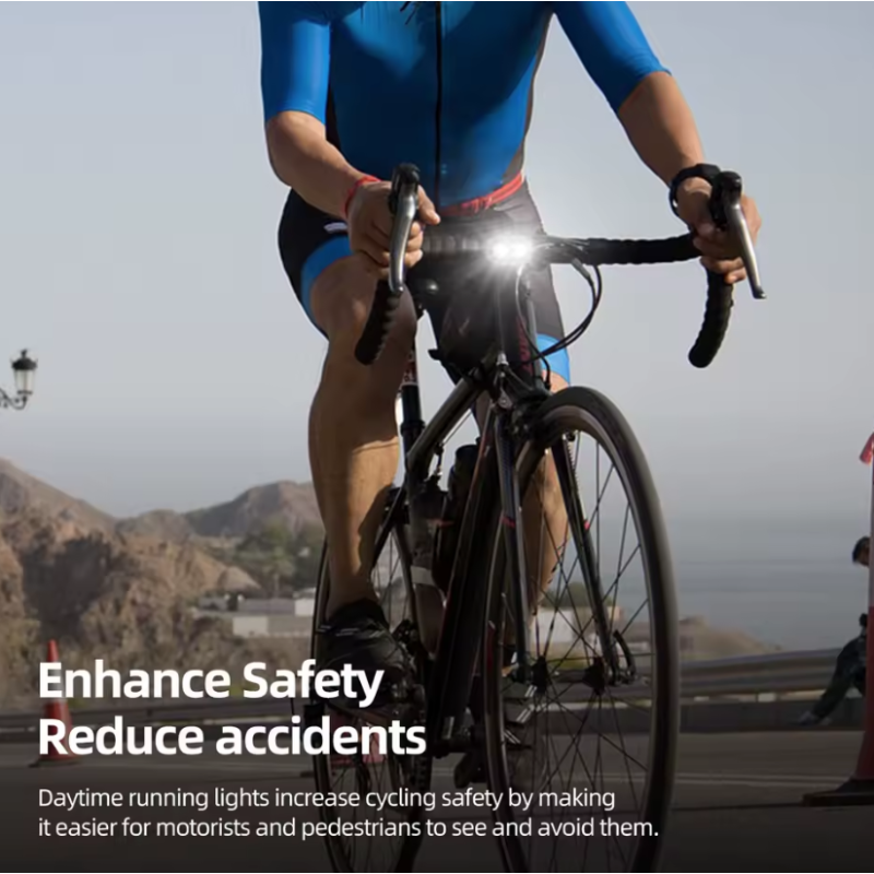 CYCLAMI CY200 zadné svetlo na bicykel s inteligentným brzdovým senzorom vysoká viditeľnosť IPX6 odolné