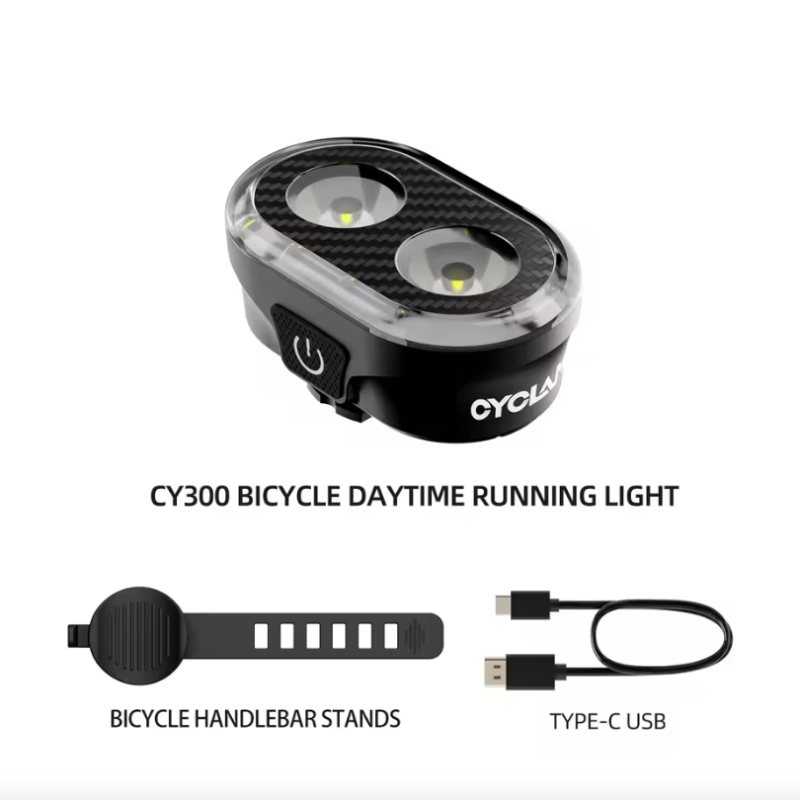 CYCLAMI CY200 zadné svetlo na bicykel s inteligentným brzdovým senzorom vysoká viditeľnosť IPX6 odolné