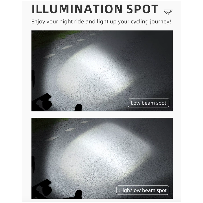 LED Závesné predné svetlá 1600LM bezdrôtové ovládanie vysoký jas pre bezpečnosť jazdy na bicykli