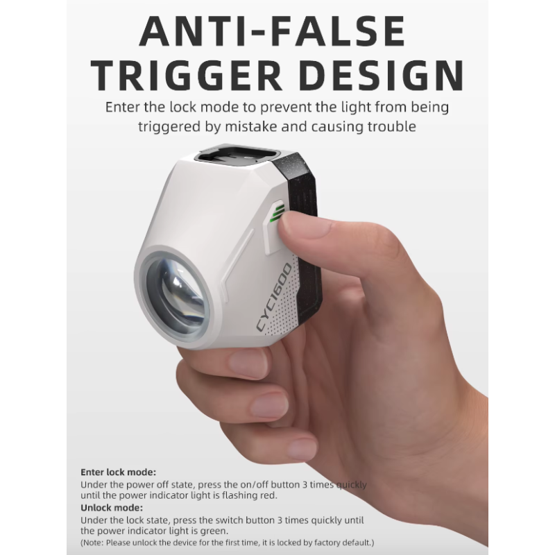 LED Závesné predné svetlá 1600LM bezdrôtové ovládanie vysoký jas pre bezpečnosť jazdy na bicykli