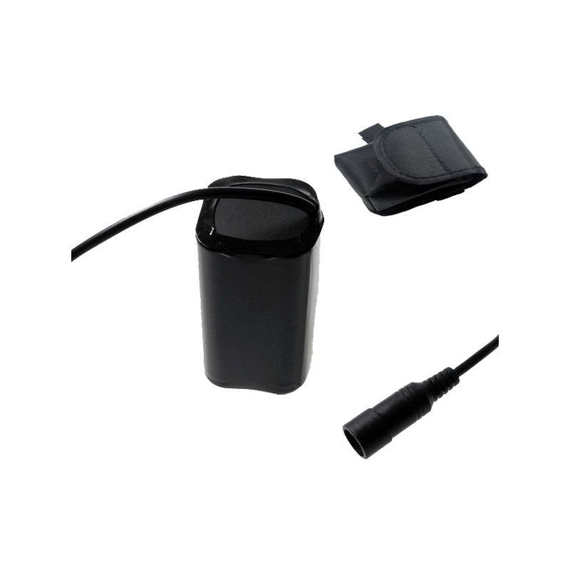 Batéria 5521 DC Rozhranie 8.4V 4x18650 4800mAh pre LED bicyklové svetlo vodotesný dizajn nová ponuka