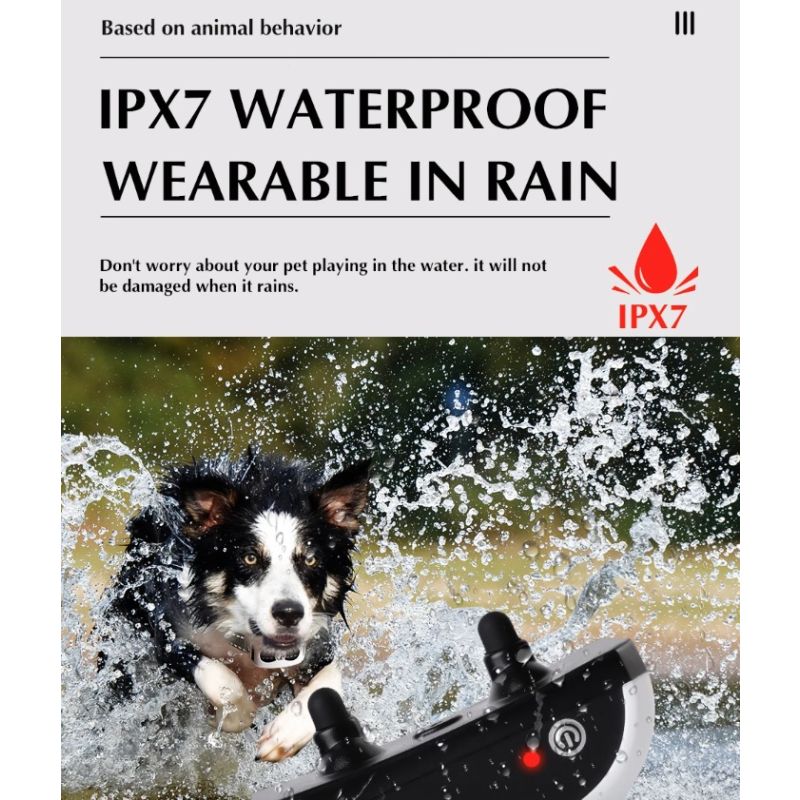 Bezdrôtový plot pre psov a diaľkový výcvikový obojok 2-v-1 Výcvik a ochrana domáceho maznáčika pre všetky veľkosti