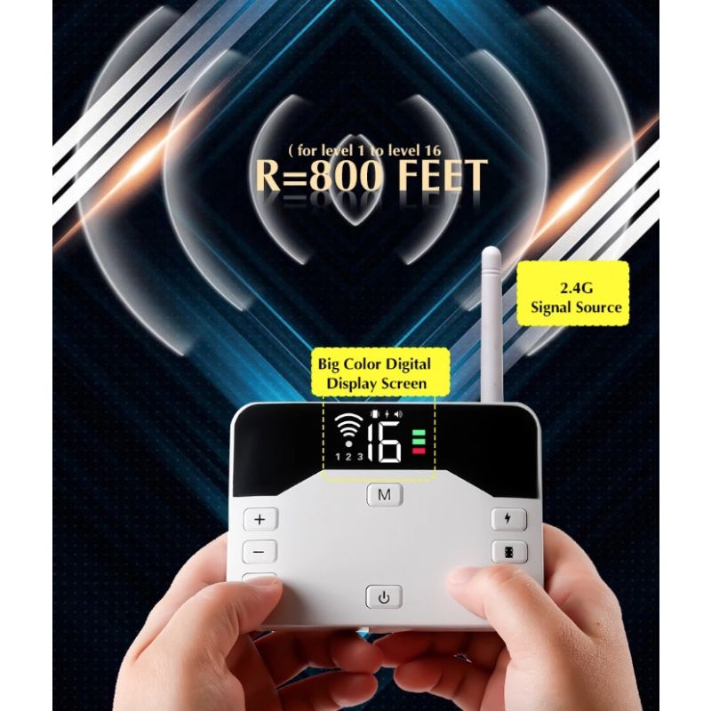 Bezdrôtový plot pre psov a diaľkový výcvikový obojok 2-v-1 Výcvik a ochrana domáceho maznáčika pre všetky veľkosti