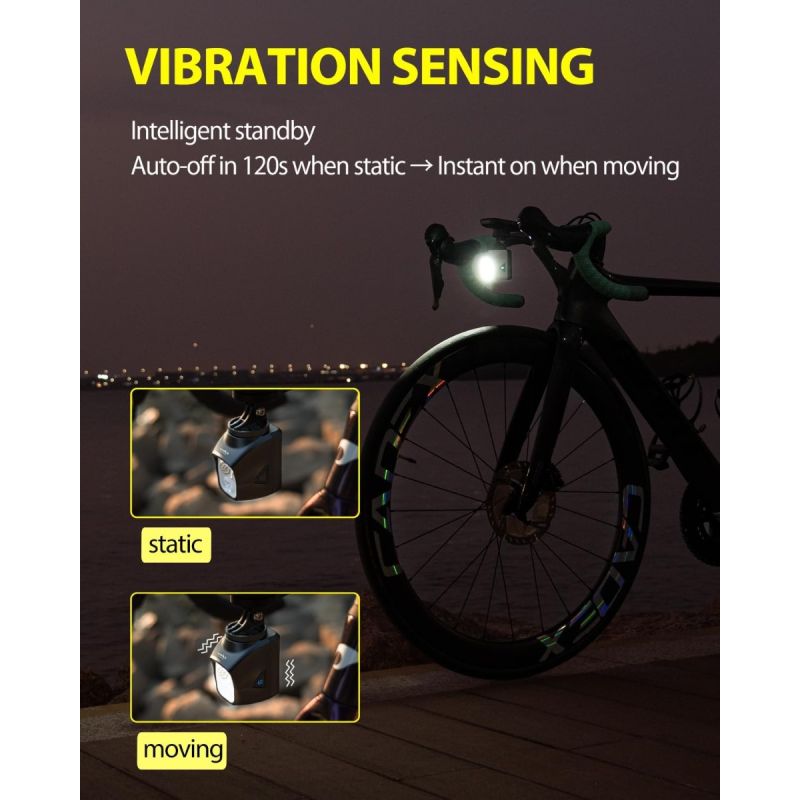 Rozžiarte noc s TOWILD DLite 1700! 1900 Lúmenov USB Nabíjateľné Svetlo na Bicykel DL1700