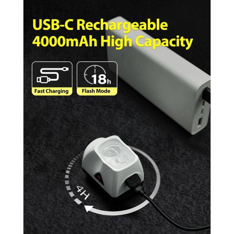 Rozžiarte noc s TOWILD DLite 1700! 1900 Lúmenov USB Nabíjateľné Svetlo na Bicykel DL1700