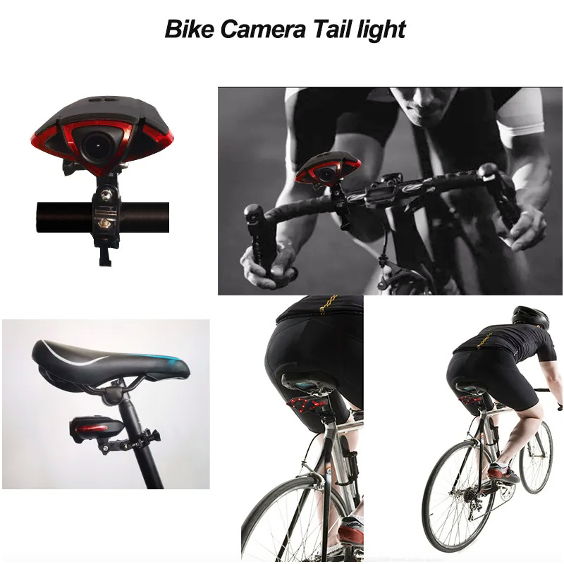Rekordér zadných svetiel 1080P kamera s inteligentným bezdrôtovým ovládaním pre bezpečnosť na bicykli