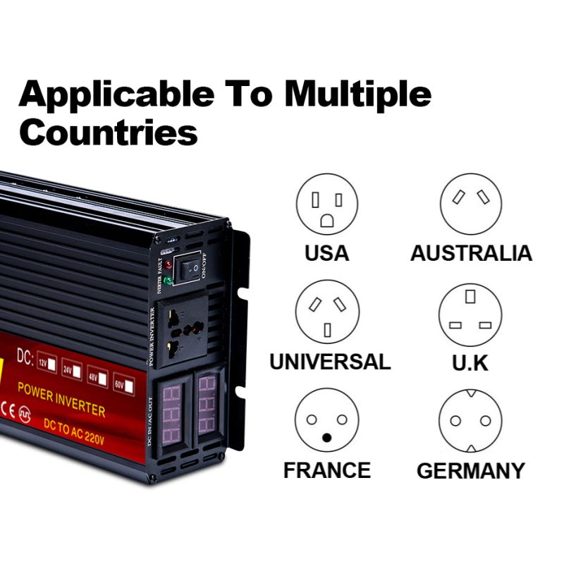 EASUN menič napätia 2000W-5000W čistá sínusová vlna 12V 220V domáce napájacie riešenia nízka spotreba energie