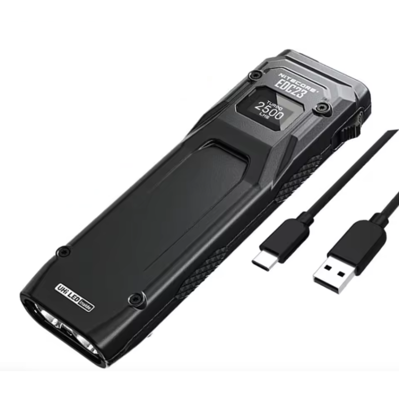 NITECORE EDC23 kompaktná USB-C nabíjateľná každodenná baterka 2500 lúmenov UHi LED pre vysoko výkonné osvetlenie