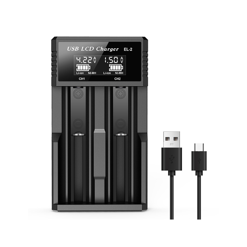 Inteligentná USB LCD nabíjačka na batérie 18650 univerzálna nabíjačka pre efektívne nabíjanie 3,7V lítiových batérií