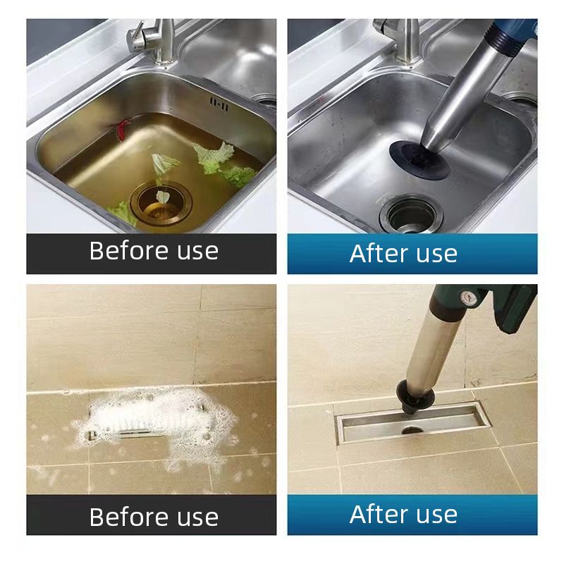 Odblokovací nástroj Odblokovac potrubia z nehrdzavejúcej ocele pre efektívne odstraňovanie upchávok v domácnosti