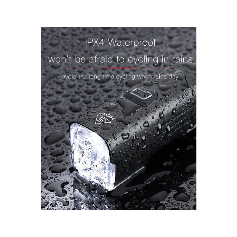 EOS530 Cyklistické svetlo 1000LM USB nabíjateľné cyklistické doplnky vodotesné pre bezpečnú jazdu