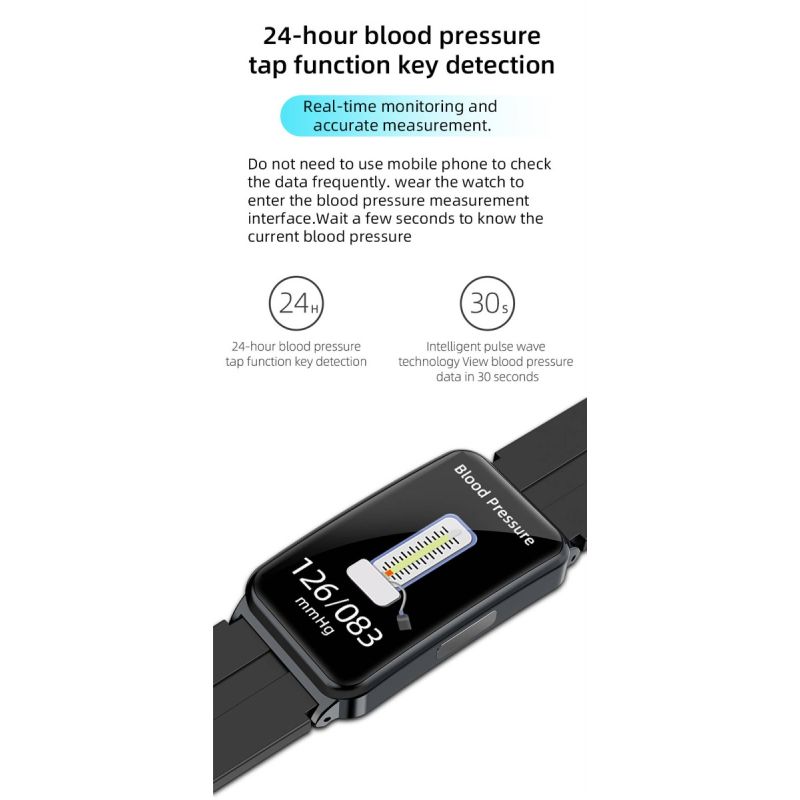 EP01 Inteligentné Hodinky, Glukóza v Krvi, EKG, HRV, Teplota, 1.47