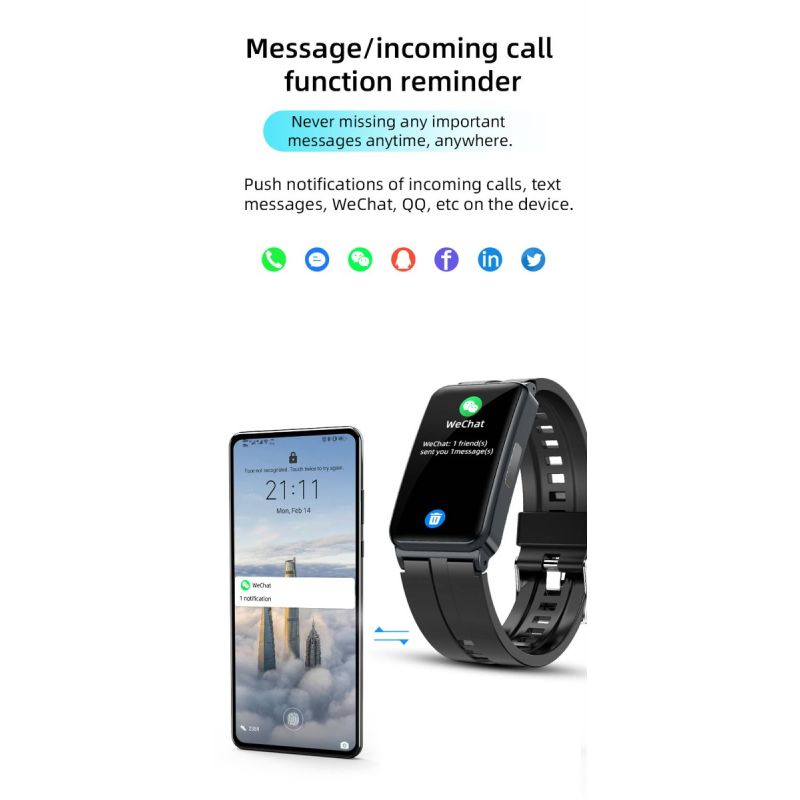 EP01 Inteligentné Hodinky, Glukóza v Krvi, EKG, HRV, Teplota, 1.47