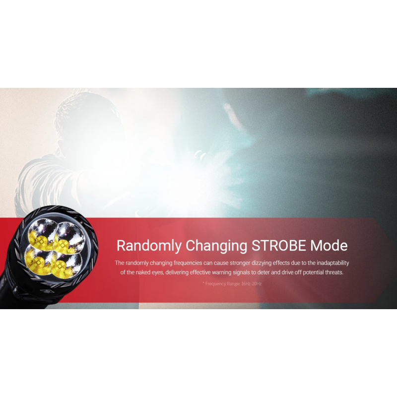 Nitecore EX7 6000lm USB-C Dobíjateľná Baterka | Výkonné LED Svietidlo pre Outdoor & Kemping