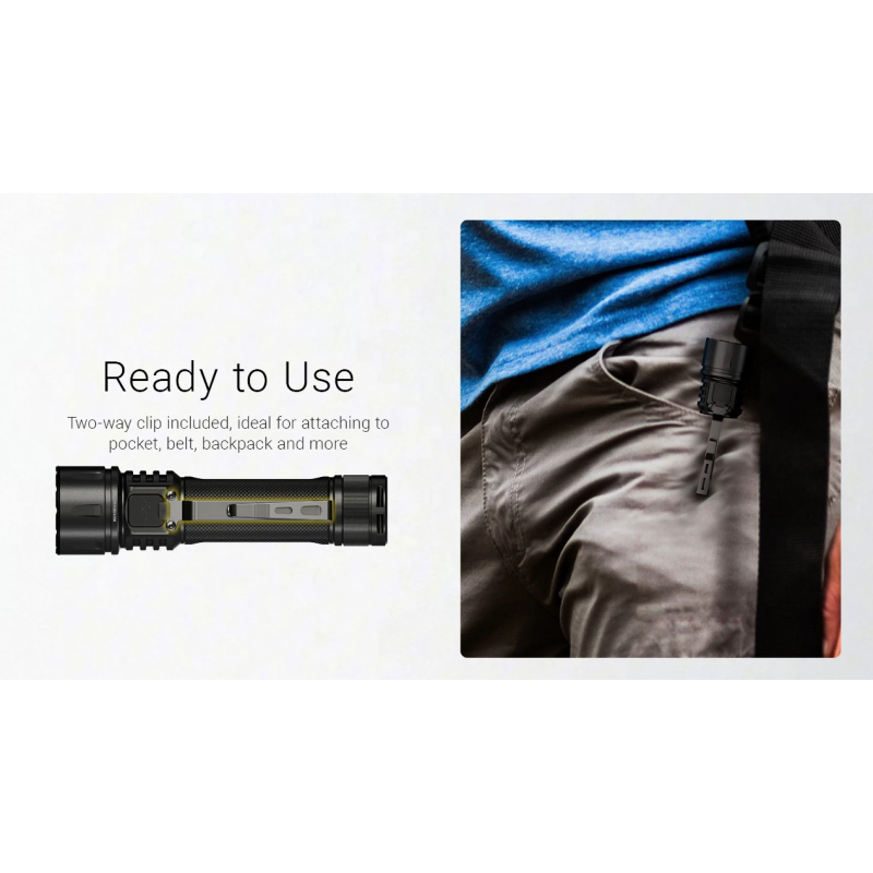 Nitecore EX7 6000lm USB-C Dobíjateľná Baterka | Výkonné LED Svietidlo pre Outdoor & Kemping