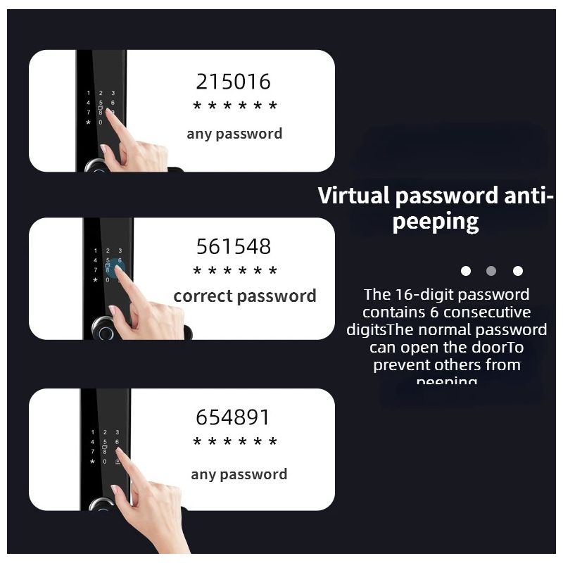 Objavte elektronický inteligentný zámok s biometrickým zámkom na odtlačky prstov a elegantným dizajnom pre bezpečný vstup