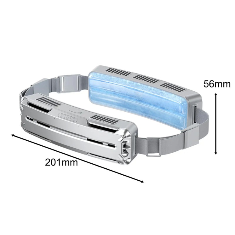 Objavte ľadový pásový ventilátor pre vonkajšie športy ľahký prenosný chladiaci doplnok na kempovanie a cestovanie