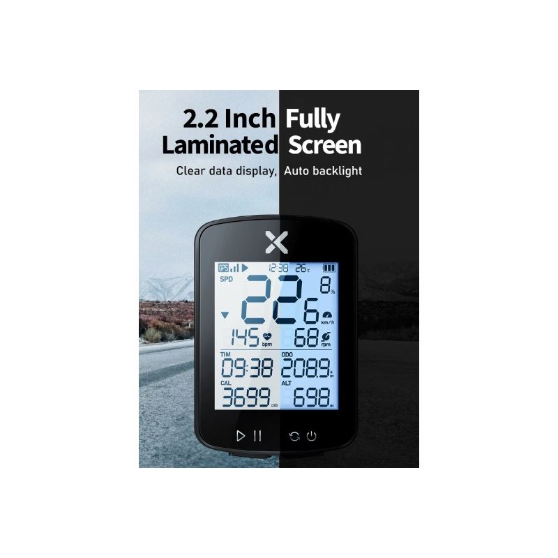 Objavte XOSS G+ G2 cyklistický počítač GPS generácia s vlastným zobrazením a sledovaním cyklistických metrík