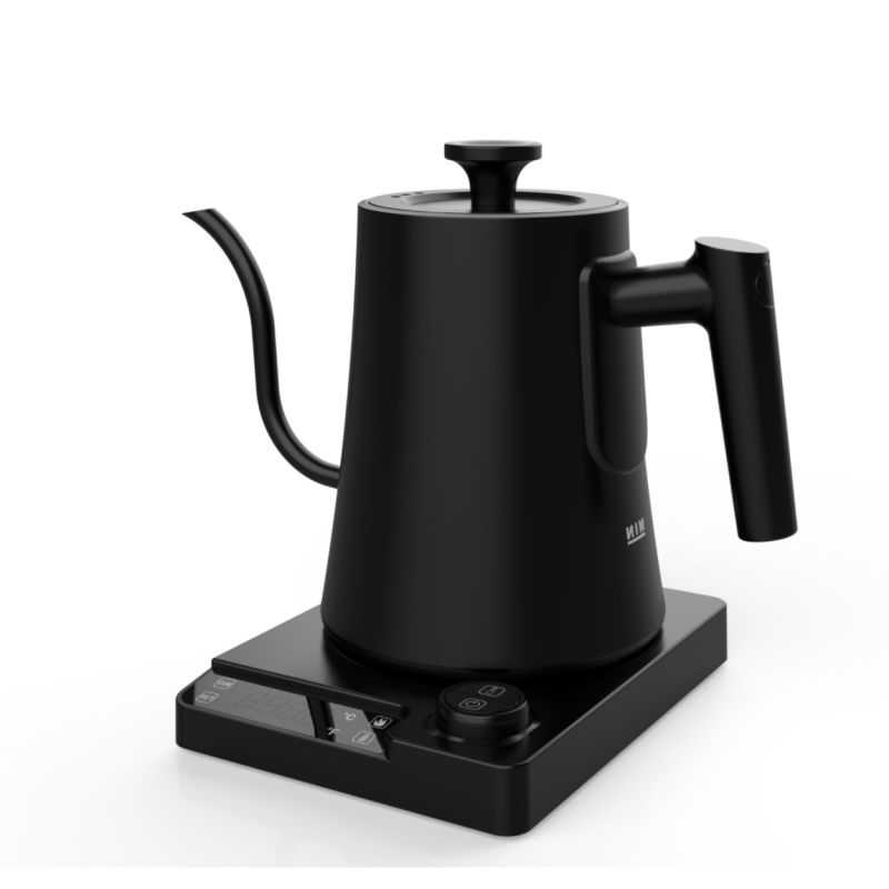 Elektrická rýchlovarná kanvica s reguláciou teploty v reálnom čase a elegantnou gooseneck pipkou 1200W
