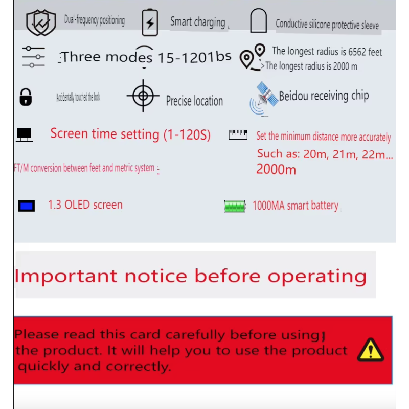 Inovatívny GPS bezdrôtový systém pre psov s OLED obrazovkou bezpečný pre veľké plochy ľahká inštalácia