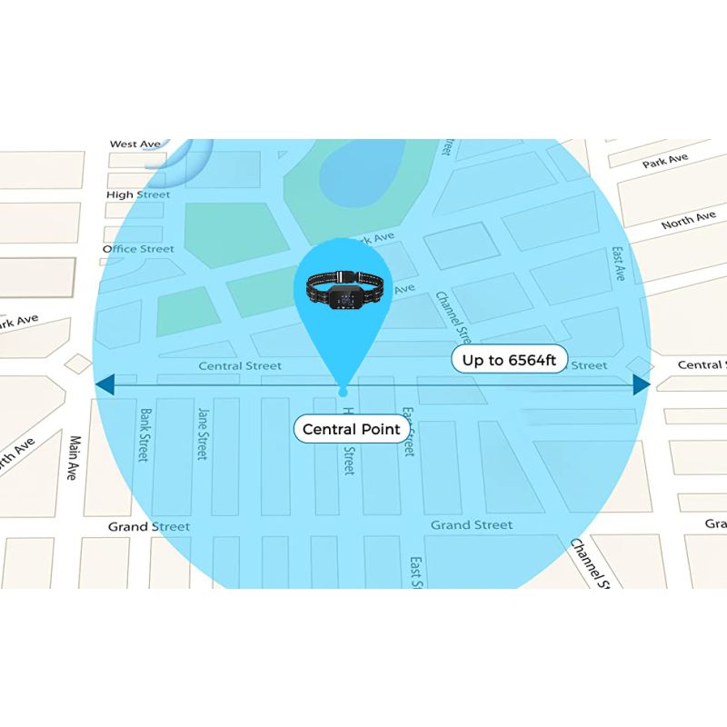 Inovatívny GPS bezdrôtový ohradník pre psov s dosahom 3280 stôp jednoduchá inštalácia pre bezpečnosť zvierat