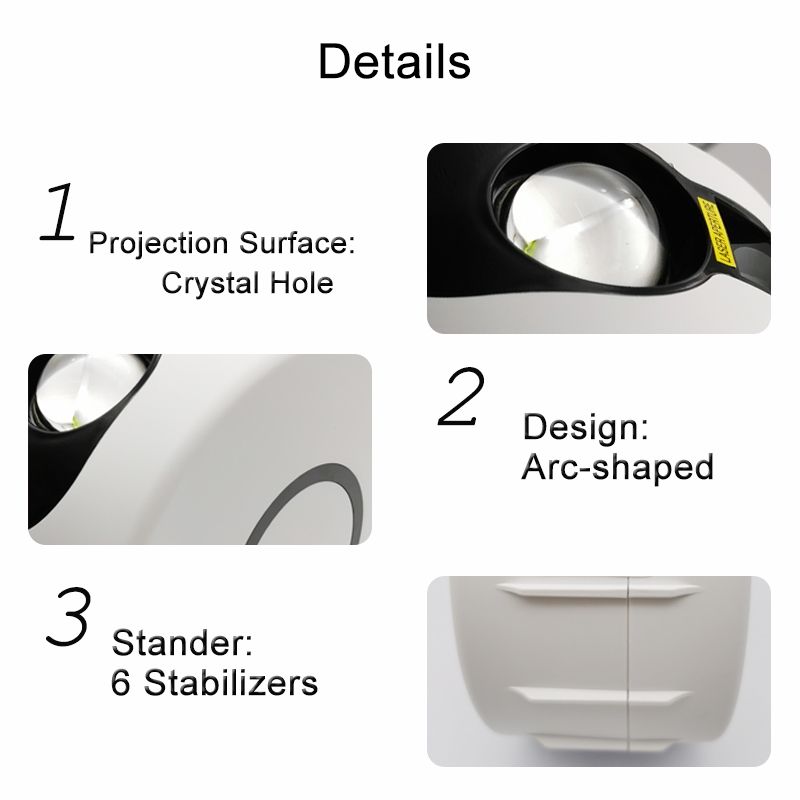 Laserový projektor hviezdnej oblohy Nocné svetlo 7 farieb 360 stupňová rotácia Darček pre deti Útulná nálada