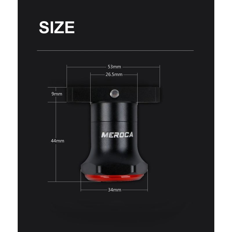 Inteligentné bicyklové chvostové svetlo LED s automatickým štart-stop IPX6 vodotesné cyklistické príslušenstvo
