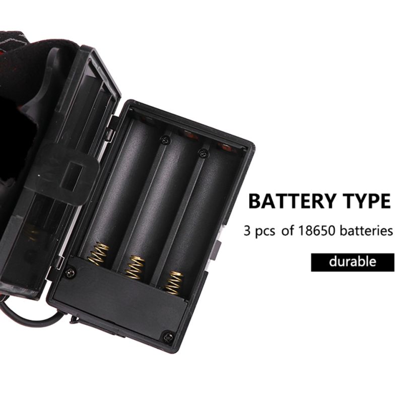 Svetlomet XHP70 8000LM USB nabíjateľný IPX5 vodotesný pre rybolov a kemping s 18650 batériou a režimami svetla