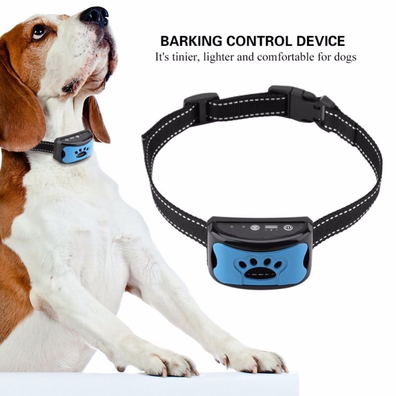 Pet Dog Anti Barking zariadenia Ultrazvukový tréningový golier USB nabíjanie Efektívne Zvieracie potreby