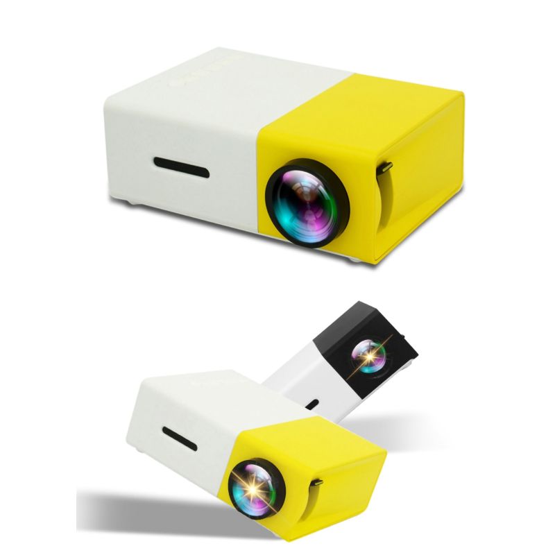 YG300 LED Mini Projektor prenosný projektor s podporou 1080P HDMI USB ľahký projektor ideálny na filmový večer
