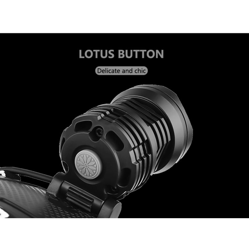 Svetlomet XHP70 8000LM USB nabíjateľný IPX5 vodotesný pre rybolov a kemping s 18650 batériou a režimami svetla