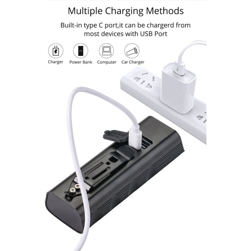 TK5 Predné svetlá na nočné jazdenie 5x T6 5000 lumenov USB nabíjateľné hliníková zliatina viacero režimov