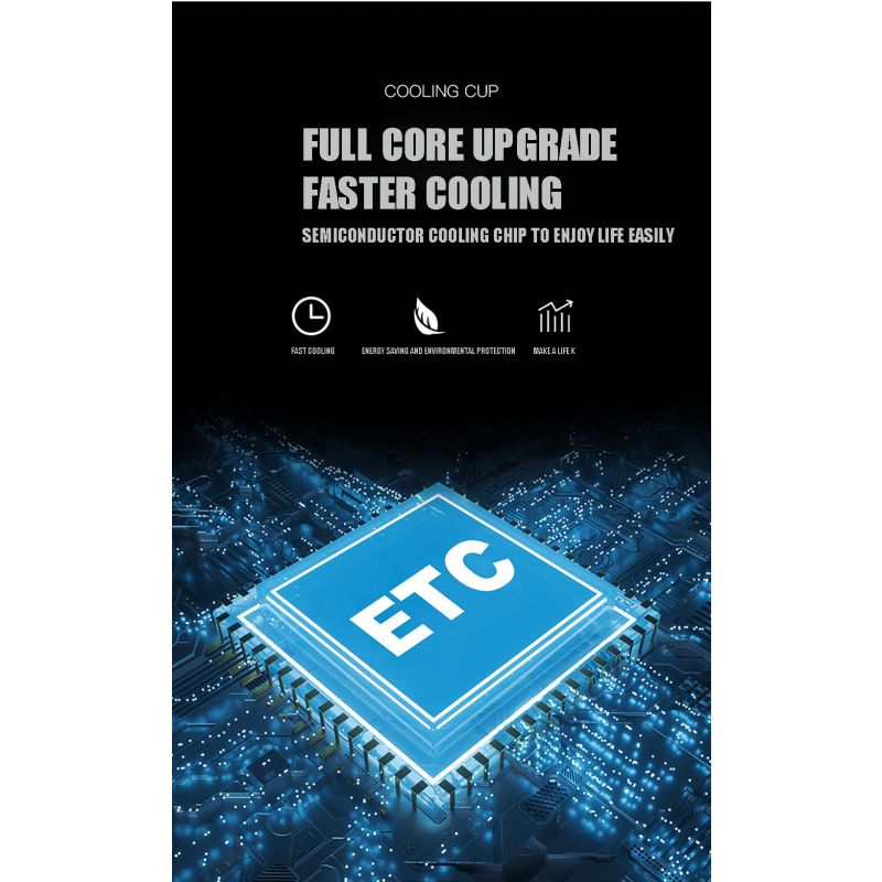 Prenosný elektrický chladič nápojov pre letné party s rýchlou redukciou teploty účinná chladiaca technológia