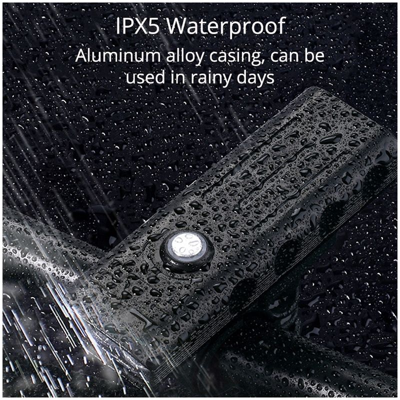 TK5 Predné svetlá na nočné jazdenie 5x T6 5000 lumenov USB nabíjateľné hliníková zliatina viacero režimov