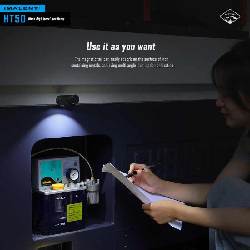 Objavte IMALENT HT50 dobrodružnú čelovku s dlhým chodom a vysokým svetelným výkonom ideálnu na outdoorové osvetlenie