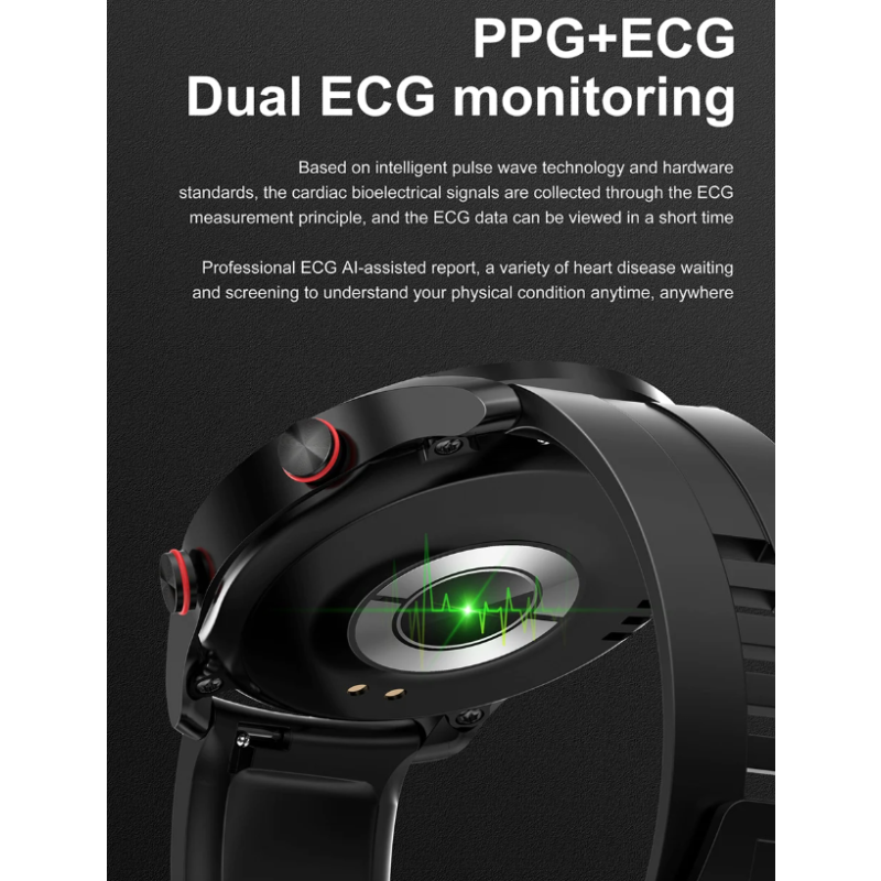 Inteligentné hodinky HW20 Srdce tep Krvný tlak Kyslík Spánok Šport ECG PPG Bluetooth volanie Android iOS